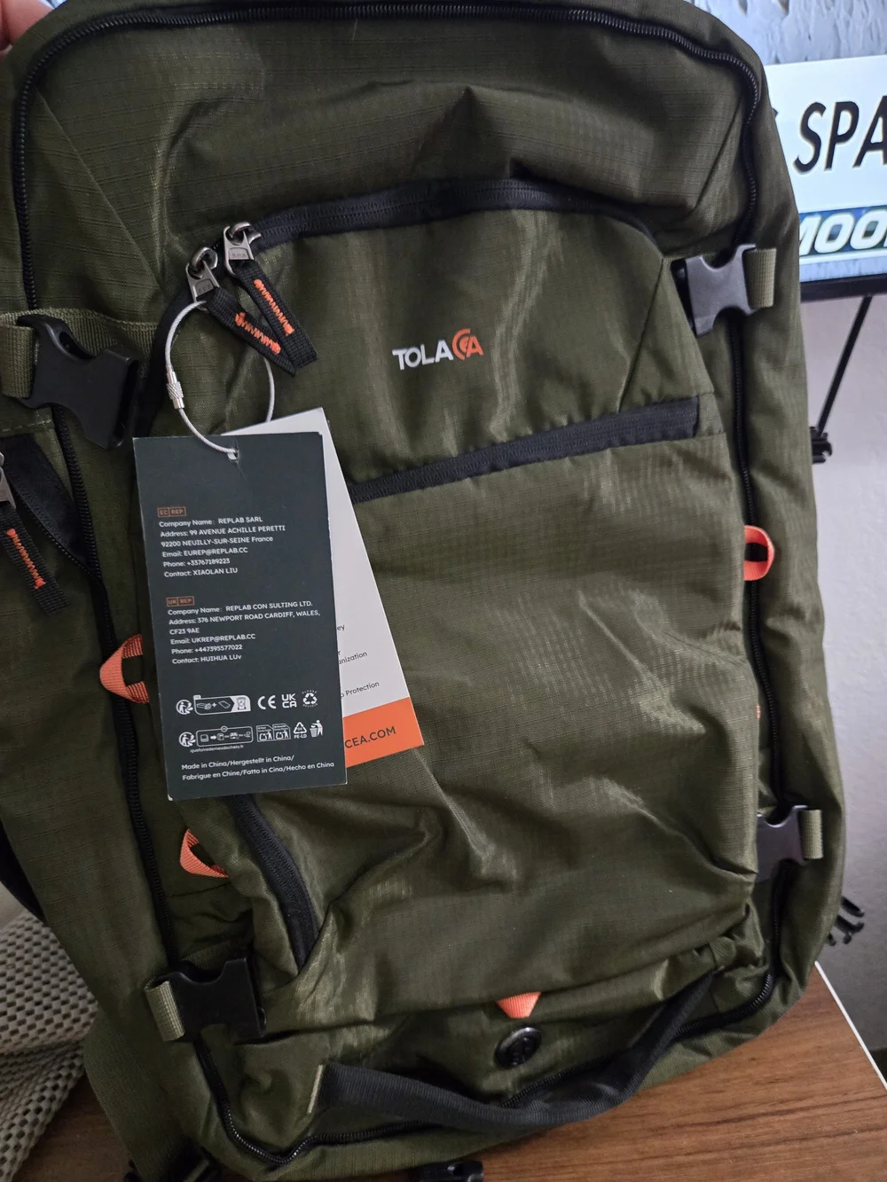 Olive Green Men's Hiking & Everyday Backpack